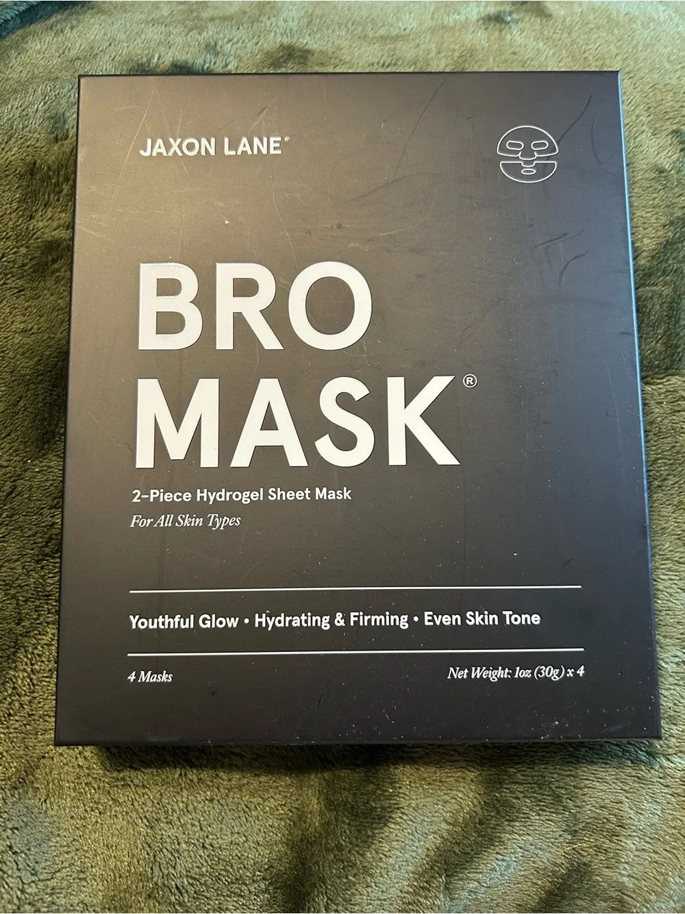 Jaxon Lane BRO MASK 2-Piece Hydrogel Sheet Mask - Black